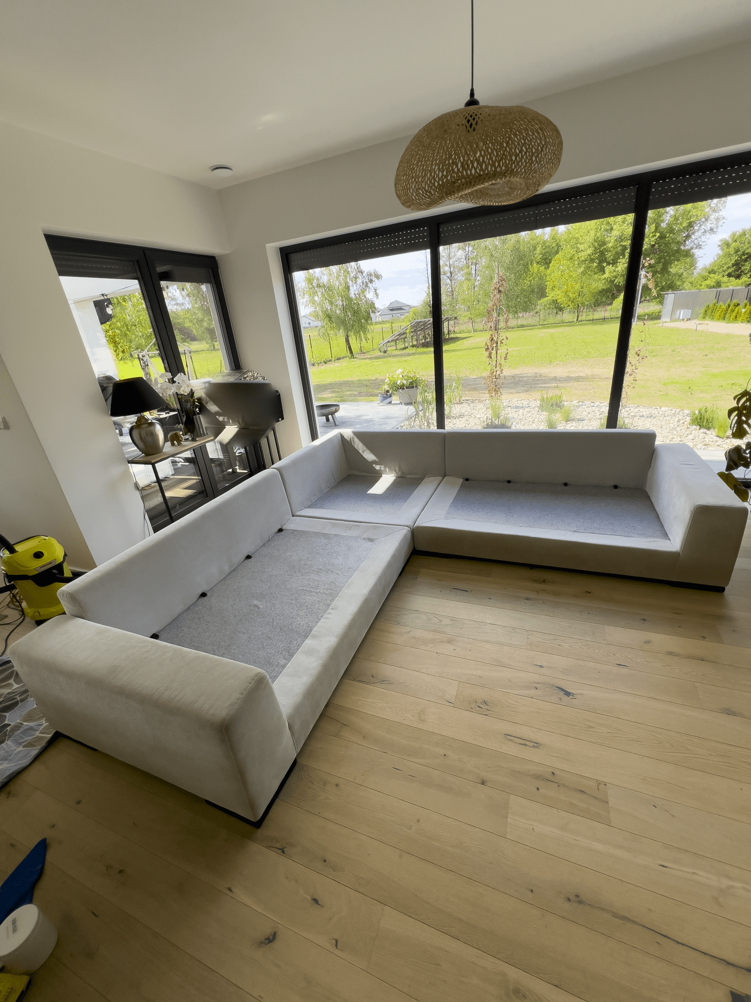 pranie narożnika materiałowego – książenice (2)