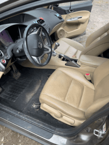 honda civic czyszczenie skórzanej tapicerki i bagażnika (1)