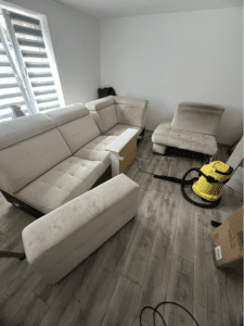 pranie dużego narożnika z delikatnego materiału podkowa leśna (2)